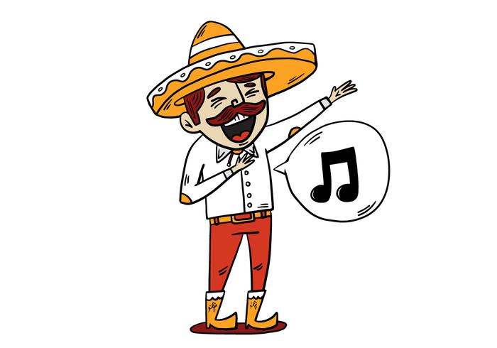 Fondo libre del mariachi vector