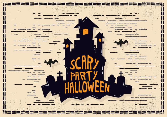 Halloween Castle Illustration vector