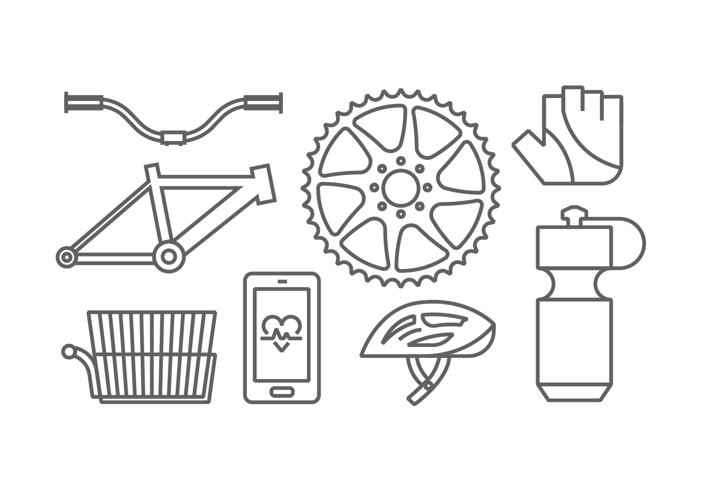 Bicycle Gear Vectors 135202 Vector Art at Vecteezy