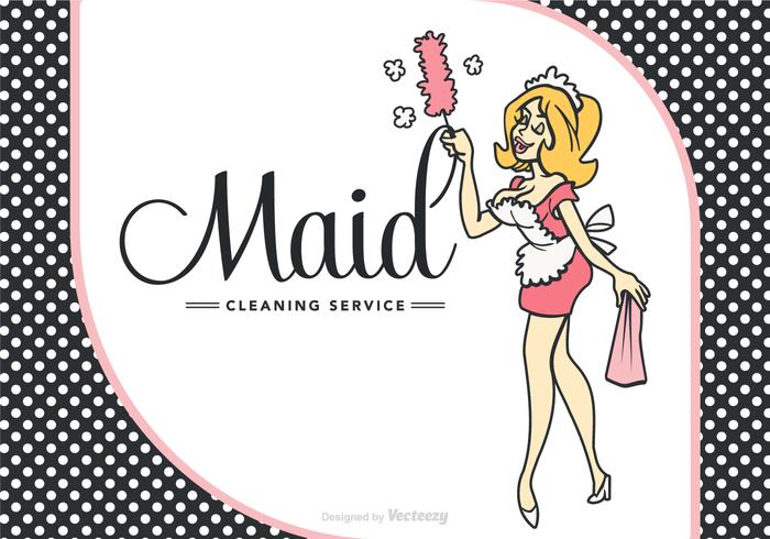 Free Vector Cartoon French Maid Free Vector Cartoon French Maid