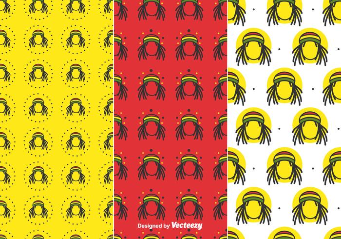 Free Dreads Pattern vector