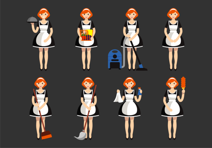 French Maid Vectors French Maid Vectors