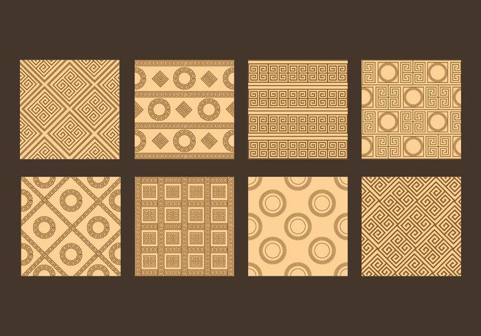 Greek Geometric Pattern vector