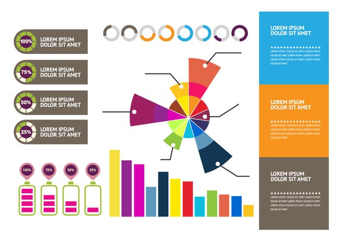 Infografía de la plantilla del elemento vector