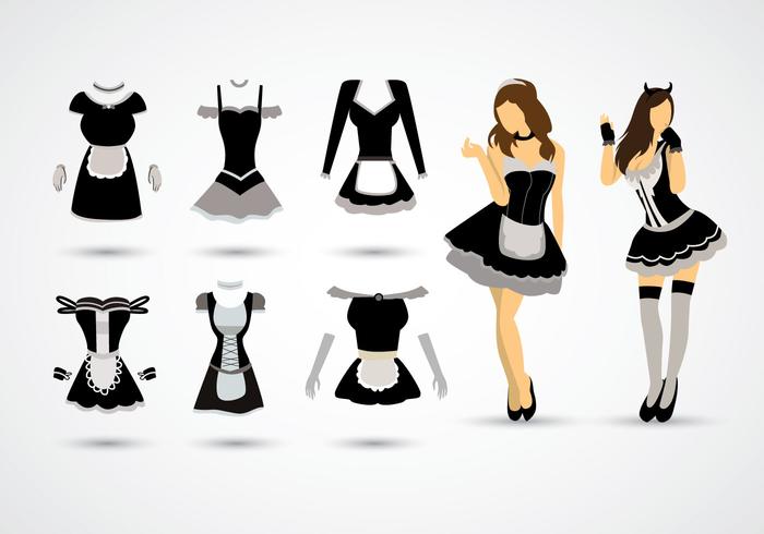 Free French Maid Vector