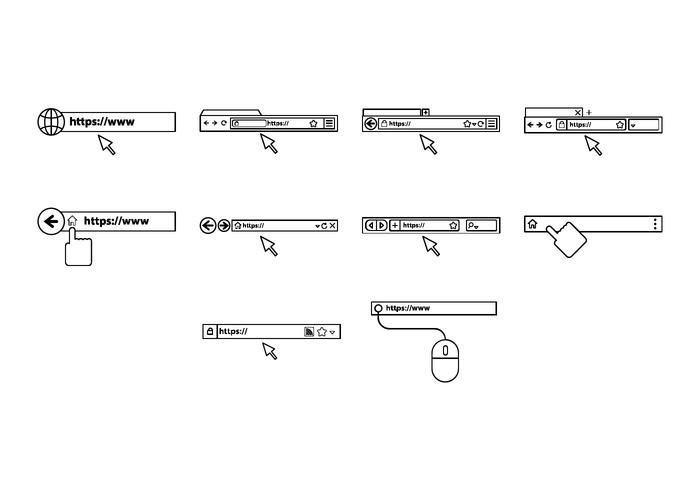 Free Address Bar Vector Free Address Bar Vector
