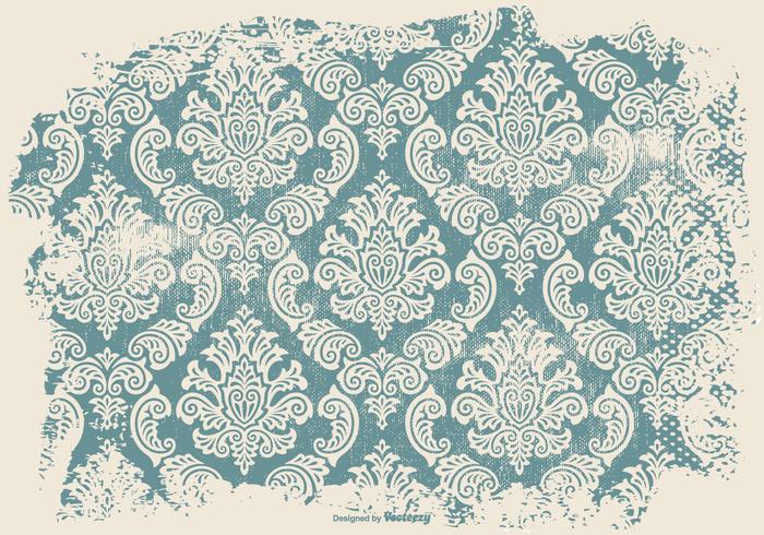 Grunge Damask Background Grunge Damask Background