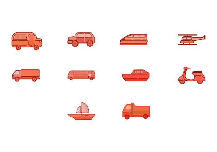 Free Transportation Icon Vector Free Transportation Icon Vector
