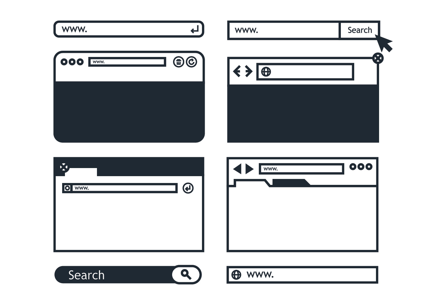 Download Address Bar Icon - Download Free Vectors, Clipart Graphics ...