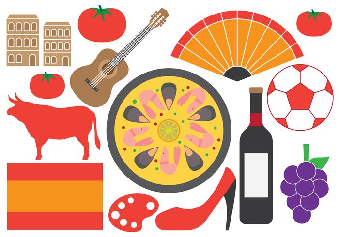 Spanish Symbols vector