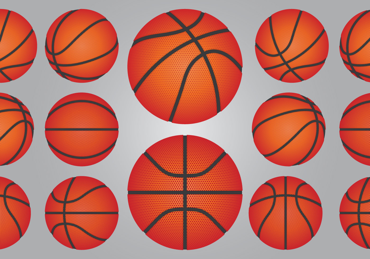 Download Basketball Ball Set - Download Free Vectors, Clipart ...