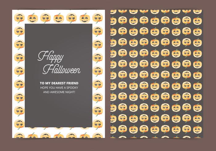 Vector Halloween Card