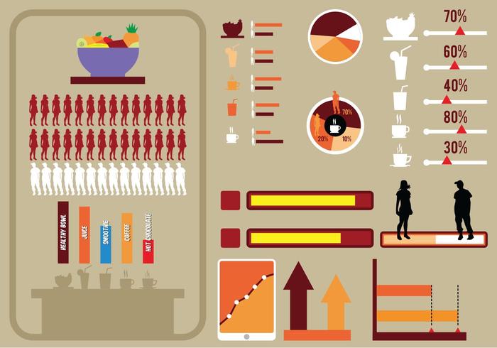 Conjunto De Elementos Infográficos vector