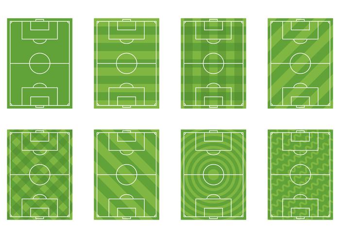 Set Of Football Ground Vector Set Of Football Ground Vector