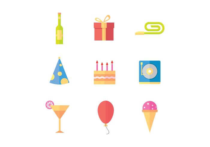 Free Party Icons vector