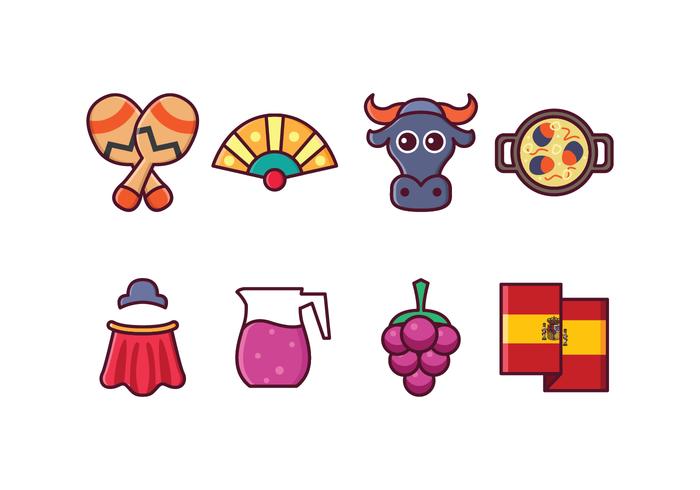 Free Spain Icon Set vector