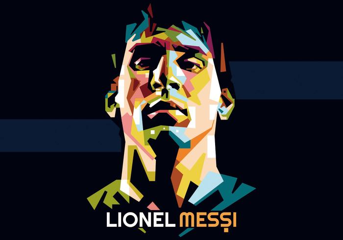 Lionel Messi WPAP vector