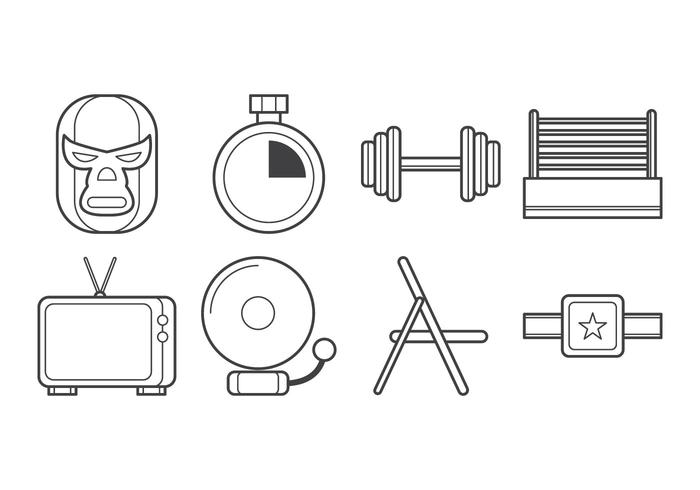 Free Wrestling Icon Vector Free Wrestling Icon Vector