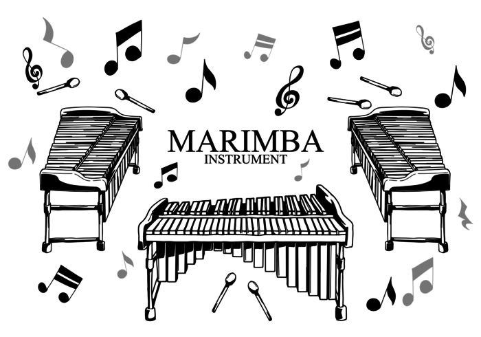 Marimba Instrument Vector