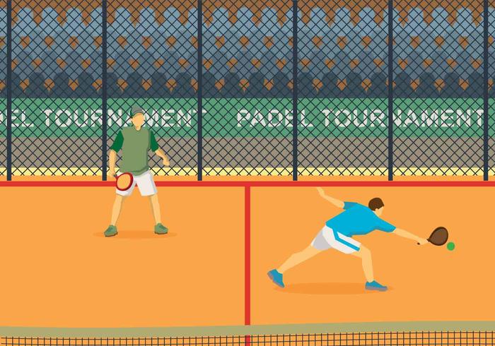 Free Padel Illustration Free Padel Illustration