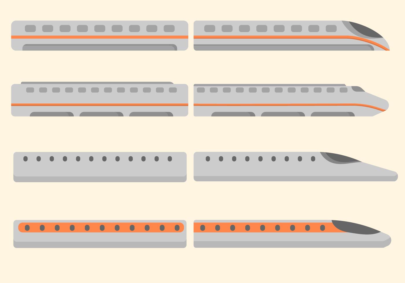 Bullet Train Vector 135593 Vector Art at Vecteezy