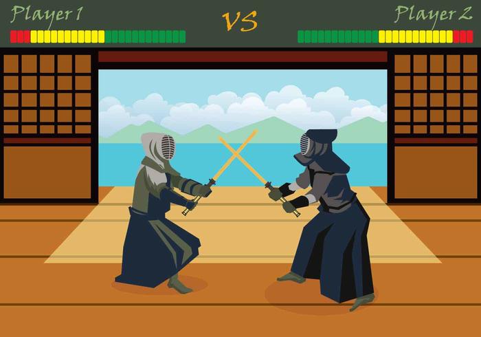 Ilustración gratuita de Kendo vector