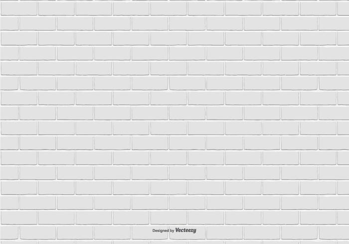 White Brick Pattern Background vector