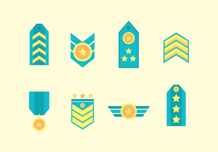 Libre Militar Insignia Vector