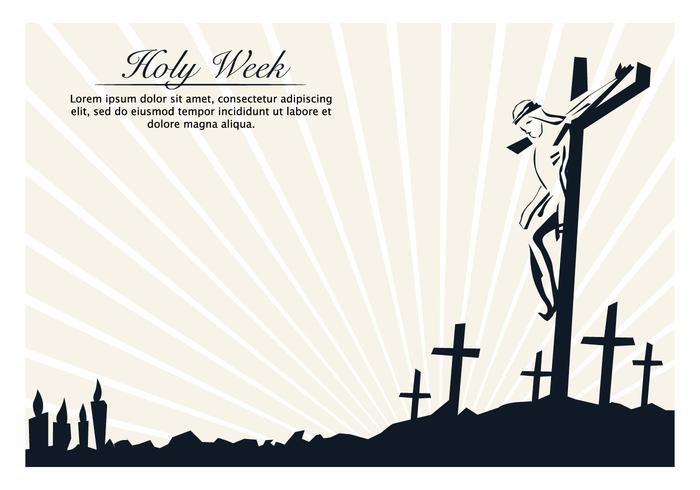 Day Of Holy Week vector