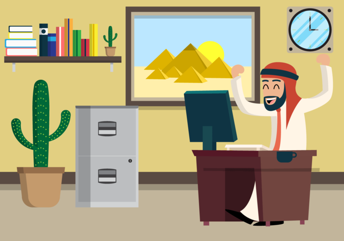 Sultan Free Vector Illustration Sultan Free Vector Illustration