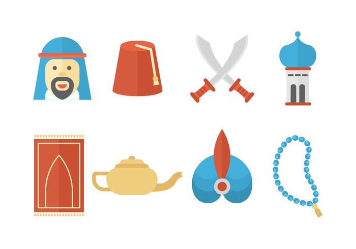 Free Middle East Icons vector