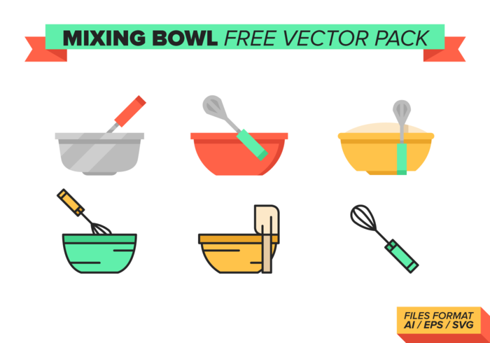 Mixing Bowl Free Vector Pack Mixing Bowl Free Vector Pack