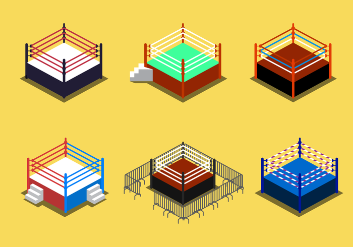 Free Wrestling Ring Vector