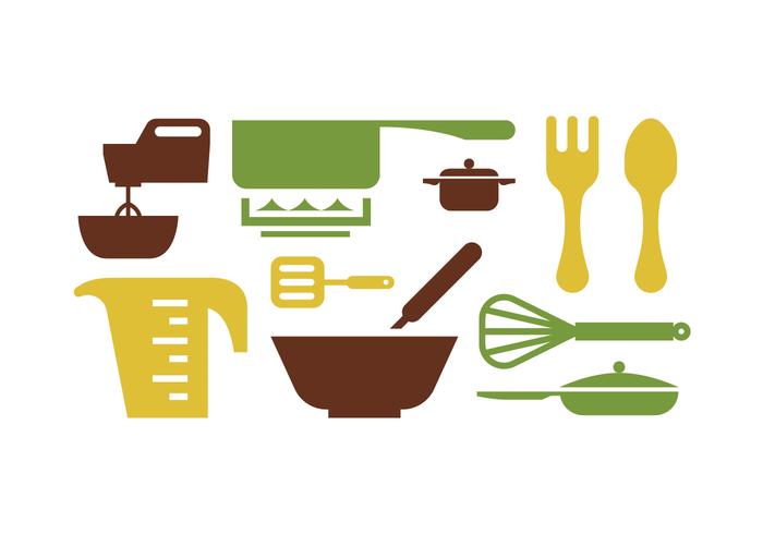 Kitchen tools vector