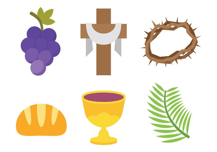 Libre Semana Santa Iconos Vector