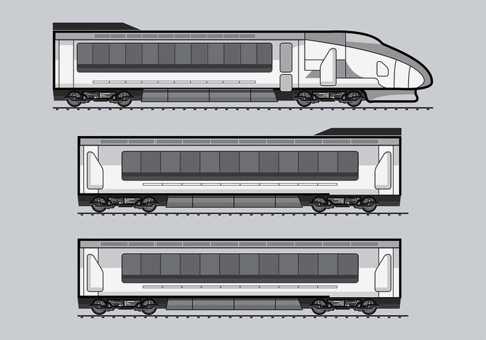 TGV Train Vector 