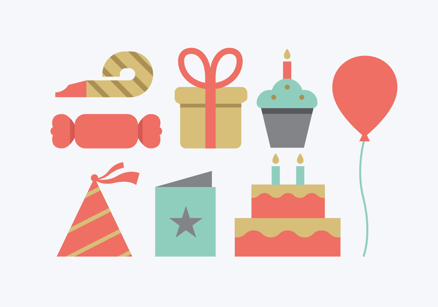 Download Birthday Party Icons - Download Free Vectors, Clipart ...