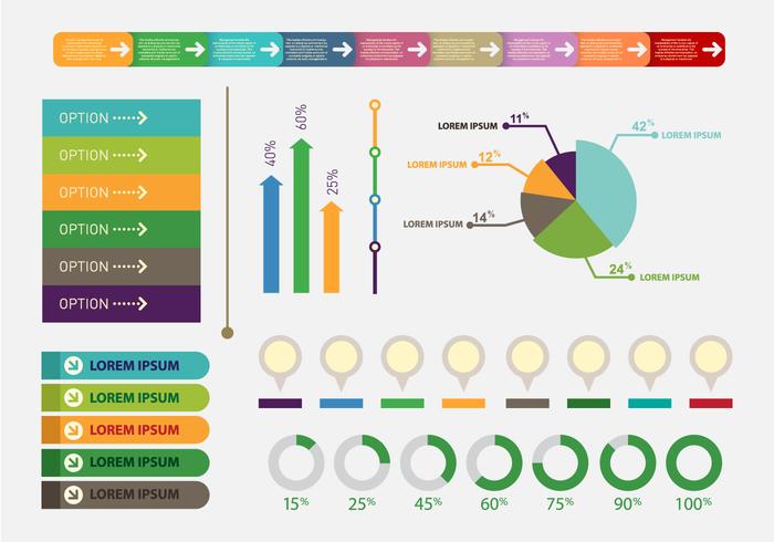 Infographic element vector