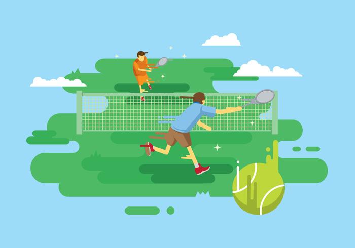 Free Tennis Illustration Free Tennis Illustration
