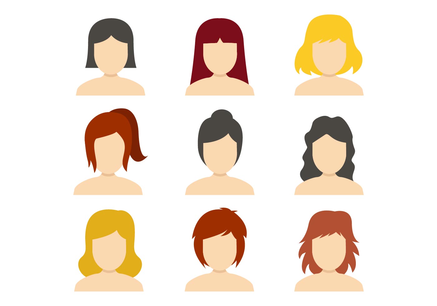 Download Free Woman Icons Vector - Download Free Vectors, Clipart ...