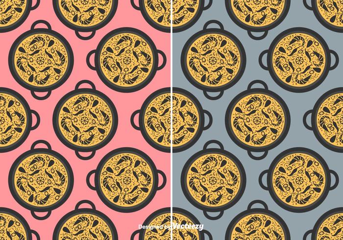 Paella Vector Pattern