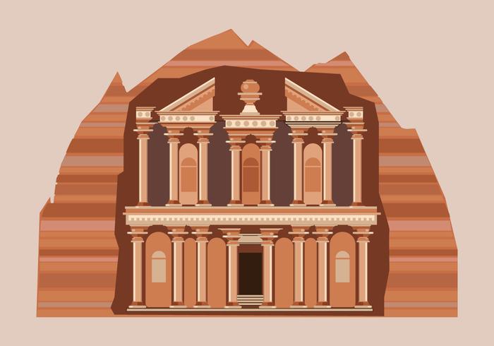 Petra Vector Illustration