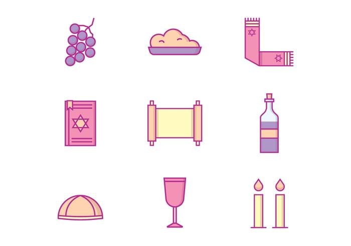 Vector libre de Shabbat