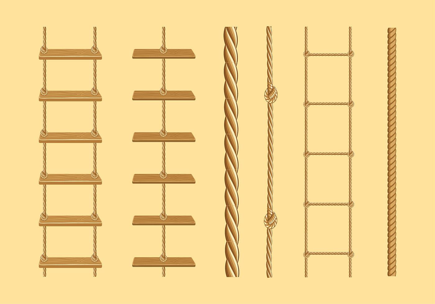 Rope Ladder Free Vector 135967 Vector Art at Vecteezy