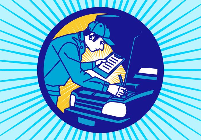 Free Auto Body Vector Illustration