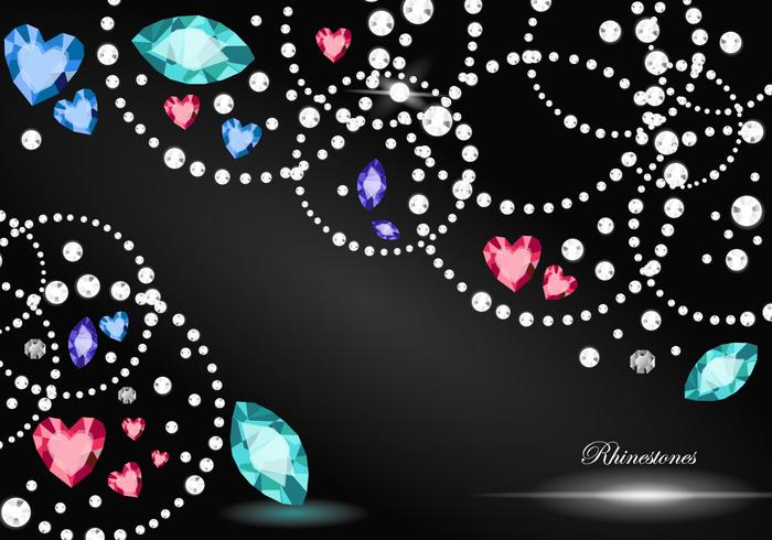 Rhinestone Background vector