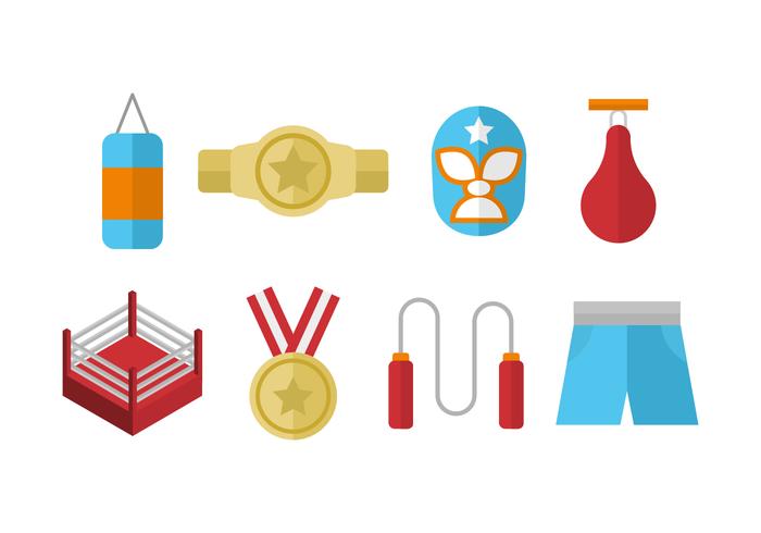 Free Wrestling Icon vector