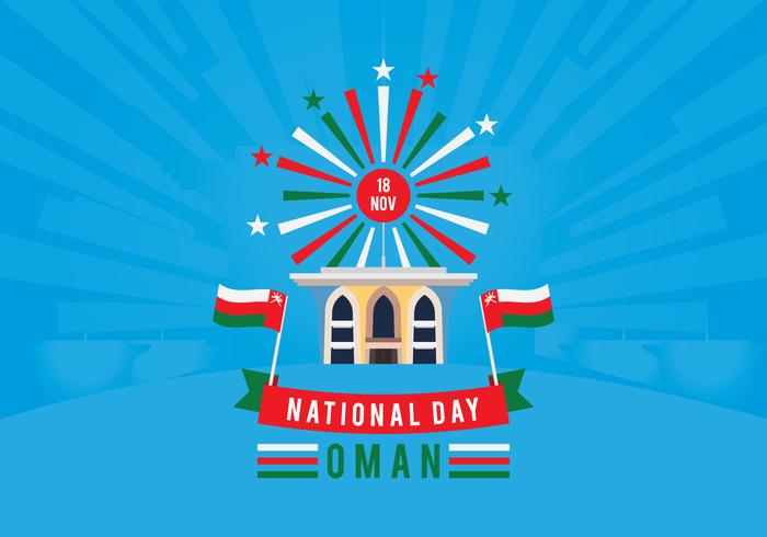 Sultanate of Oman National Day vector