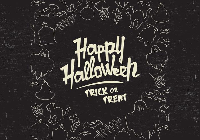 Vector Doodle de Halloween