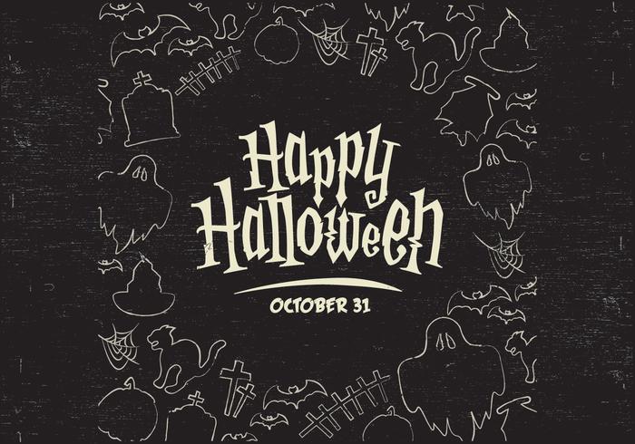 Halloween Border Vector